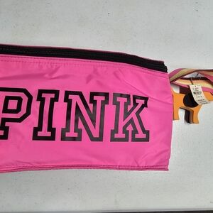 VS PINK Lunchbox With Dog Keyhain NWT